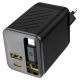 2. Ładowarka sieciowa Dudao A67EU GaN 67W z wbudowanym zwijanym kablem USB-C Power Delivery Quick Charge - czarna