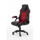 8. Raptor Gaming 437764 fotel do gry Fotel dla gracza Obite siedzisko Czarny, Czerwony