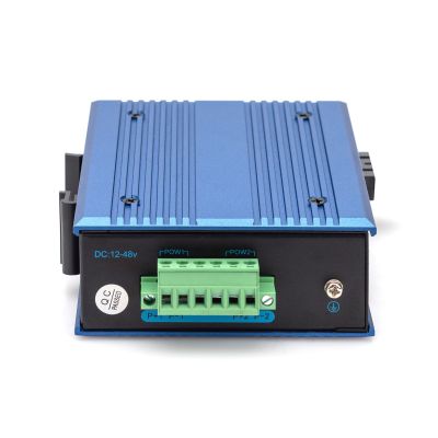 4. Przemysłowy mediakonwerter 1000Base-TX - 1000Base-FX SFP (bez modułu) DIN rozszerzony zakres temp.