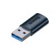 4. Baseus Ingenuity Series Mini przejściówka adapter USB 3.1 OTG do USB Typ C niebieski (ZJJQ000103)
