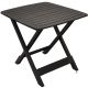 2. STÓŁ OGRODOWY SKŁADANY PLASTIKOWY 72x79x70CM ANTRACYT