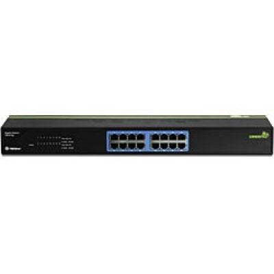 2. Przełącznik TRENDnet 16 portów Gbit 19" metalowy
