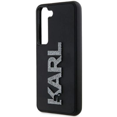 6. Etui Karl Lagerfeld 3D Rubber Glitter Logo na Samsung Galaxy S24 - czarne
