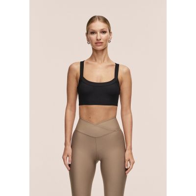 5. Legginsy treningowe damskie CASALL Overlap High Waist Tights kolor zielony