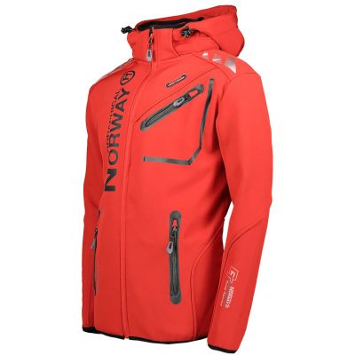 3. Kurtka Geographical Norway Softshell Royaute 068 M WY3252H/GN/Red / Black
