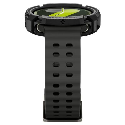 8. Etui Spigen Rugged Armor na Samsung Galaxy Watch 8 44 mm - czarny mat