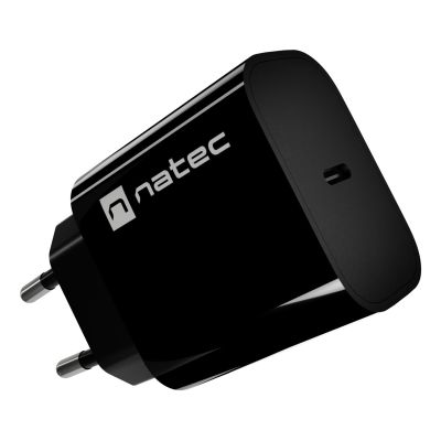 10. NATEC ŁADOWARKA SIECIOWA RIBERA 1X USB-C 20W CZARN