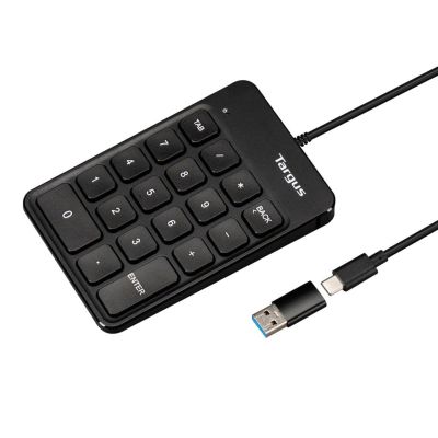 Targus AKP13GL klawiatura numeryczna Uniwersalne USB Czarny