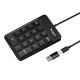 Targus AKP13GL klawiatura numeryczna Uniwersalne USB Czarny