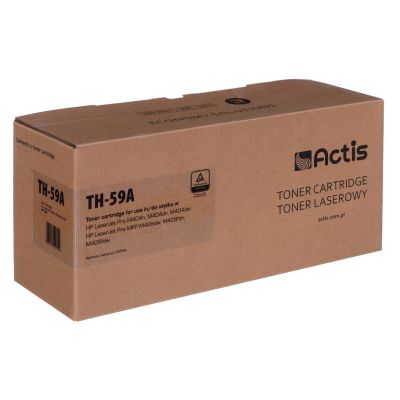 4. Actis TH-59A Toner (zamiennik HP CF259A; Supreme; 3000 stron; czarny) z chipem monitorującym poziom tonera. Zalecamy wyłączenie aktualizacji oprogramowania drukarki.