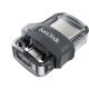 2. Pendrive SanDisk Ultra Dual Drive M3.0 SDDD3-032G-G46 (32GB; microUSB, USB 3.0; kolor szary)