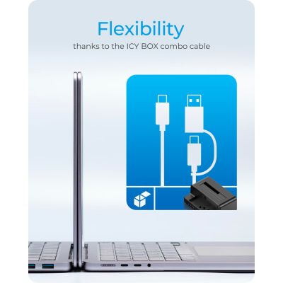 11. ICY BOX IB-2914MSCL-C31 USB 3.2 Gen 2 (3.1 Gen 2) Type-C Czarny