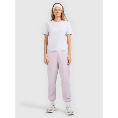 4. T-shirt regular gładki damski 4F 4FRMM00TTSHF3617-27M