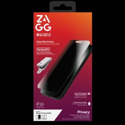 Szkło prywatyzujące ZAGG Invisibleshield Glass Elite Privacy na iPhone Air