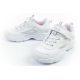 9. Fila Skye V buty sportowe dziecięce dla dziewczynki na rzep białe