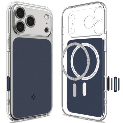 2. Etui Spigen Ultra Hybrid MagSafe na iPhone 18 Pro Max / 17 Pro Max - niebieskie matowe