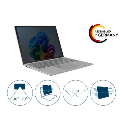 4. Kensington Filtr prywatyzujący do Surface Laptop Go 1/2/3, zaciemniający z 2 boków, zakładany