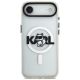 3. Etui Karl Lagerfeld IML Choupette Sketch Logo MagSafe na iPhone Air - przezroczyste