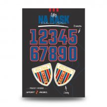 Cyfry na kaski Polonia Bytom SREBCYFRY