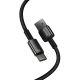 17. Baseus Tungsten Gold kabel USB-A - USB-C 480Mb/s 100W 2m czarny (CAWJ000101)