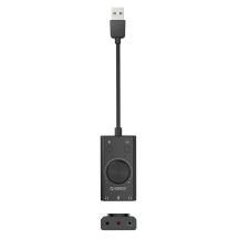 Karta dźwiękowa Orico SC2 zewnętrzna wielofunkcyjna z USB-A - czarna