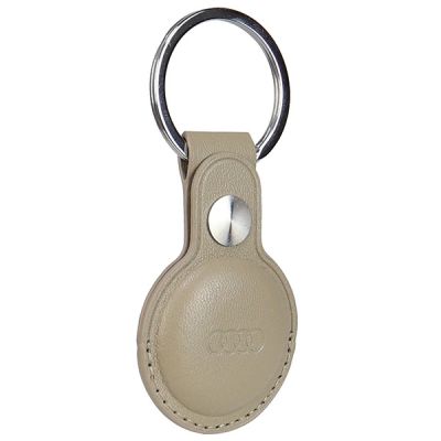 6. Etui Audi Synthetic Leather na AirTag - beżowe