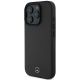 9. Etui Mercedes Textured And Plain Leather MagSafe na iPhone 16 Pro Max - czarne