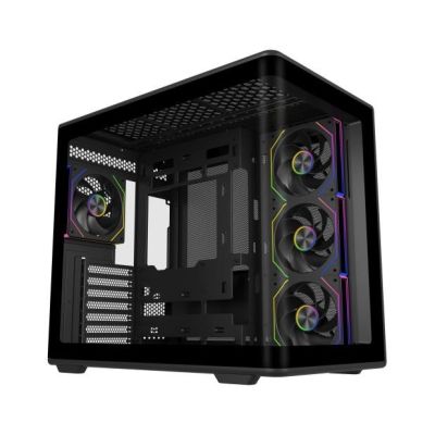 Cooler Master Elite 600 Tower Czarny, Przezroczysty