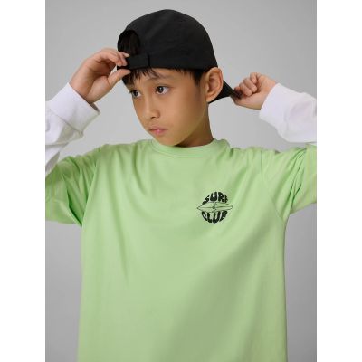 4. T-shirt bawełniany chłopięcy 4F 4FJRSS26TTSHM3905-45S
