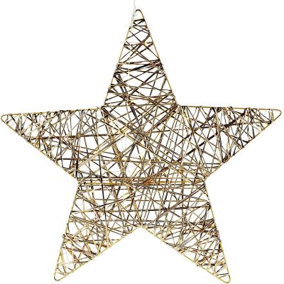 GWIAZDA DEKORACYJNA 40LED CHAMPAGNE 50CM LUCA