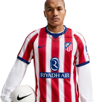 5. Koszulka męska Nike Atlético Madrid 2026/27 Stadium Home biało-czerwona II1893 101
