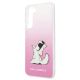 6. Etui Karl Lagerfeld Choupette Eat na Samsung Galaxy S22+ - różowe