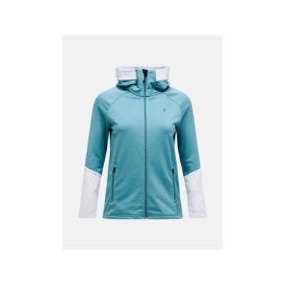Bluza PEAK PERFORMANCE W Rider Essentials Zip Hood niebieski