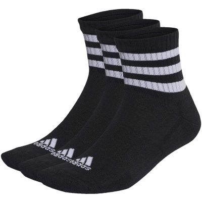 2. Skarpety adidas 3-Stripes Cushioned Sportswear Mid-Cut Socks 3 Pairs IC1317