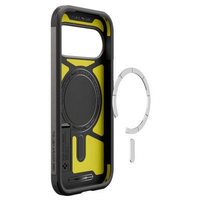 8. Etui Spigen Tough Armor Mag MagSafe na Google Pixel 11 - ciemnoszare
