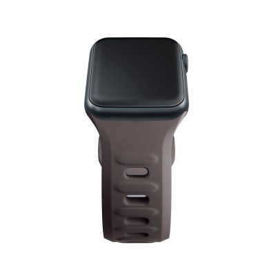 9. Pasek 3mk Silicone Watch Strap na Apple Watch 38/40/41 mm - ciemnoszary