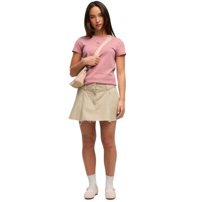 5. Koszulka damska Puma Ess Centered Cat Logo Tee różowa 692916 48