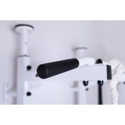 44. DRABINKA GIMNASTYCZNA DRĄŻEK PORĘCZ ŁAWKA AKCESORIA DZIECIĘCE BIAŁY MAT BENCHK 414