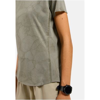 2. Koszulka damska Odlo ZEROWEIGHT ENGINEERED CHILL-TEC T-shirt crew neck s/s szara