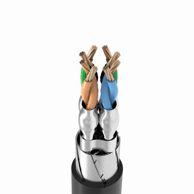 9. Kabel sieciowy Ethernet Orico PUG-C7 CAT7 10Gbps RJ45 internetowy LAN okrągły 10 m - czarny