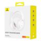 7. Słuchawki bezprzewodowe Baseus Bass 30 Max nauszne Bluetooth 5.3 - białe