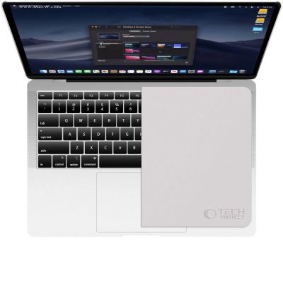 2. Ściereczka do ekranu Tech-Protect Polishing Cloth z mikrofibry na laptop Laptop 13 - 14" - szara