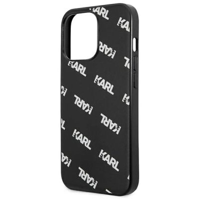 6. Etui Karl Lagerfeld Allover na iPhone 13 Pro / iPhone 13 - czarne