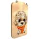 6. Portfel Magnetyczny Nimmy New Big-Eye Cute Pets 2.0 Dog ze stojakiem na telefon - brązowy