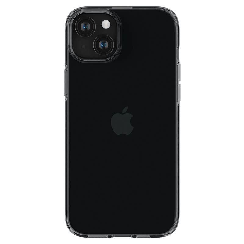 9. Etui Spigen Crystal Flex na iPhone 15 Plus - szaro-przezroczyste