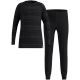 3. Zestaw bielizny dziecięcej Odlo Set long ACTIVE WARM ECO SET roz. 104cm Czarno-Szary