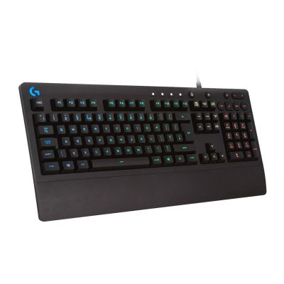 19. Klawiatura Logitech  920-008093 (mechaniczna; USB 2.0; (US); kolor czarny)