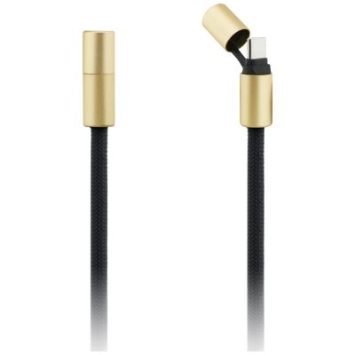 3. Kabel Guess CBDY 4G Charm USB-C / USB-C 150cm - czarny