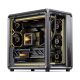 27. Jonsbo X400 PC-Gehäuse, Midi-Tower, ATX, Tempered Glass - grau