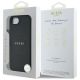8. Etui Guess PU Grained Classic Logo z MagSafe na iPhone 16e - czarne